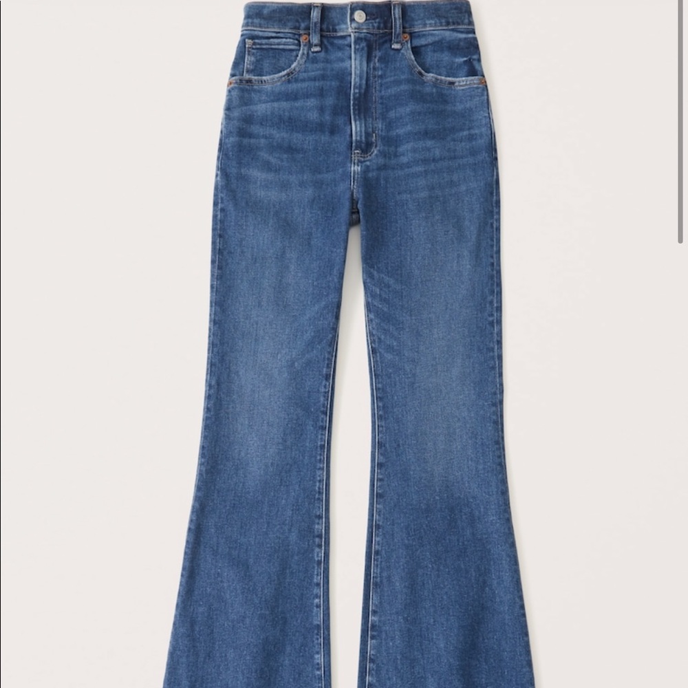 Abercrombie high rise flare Jean